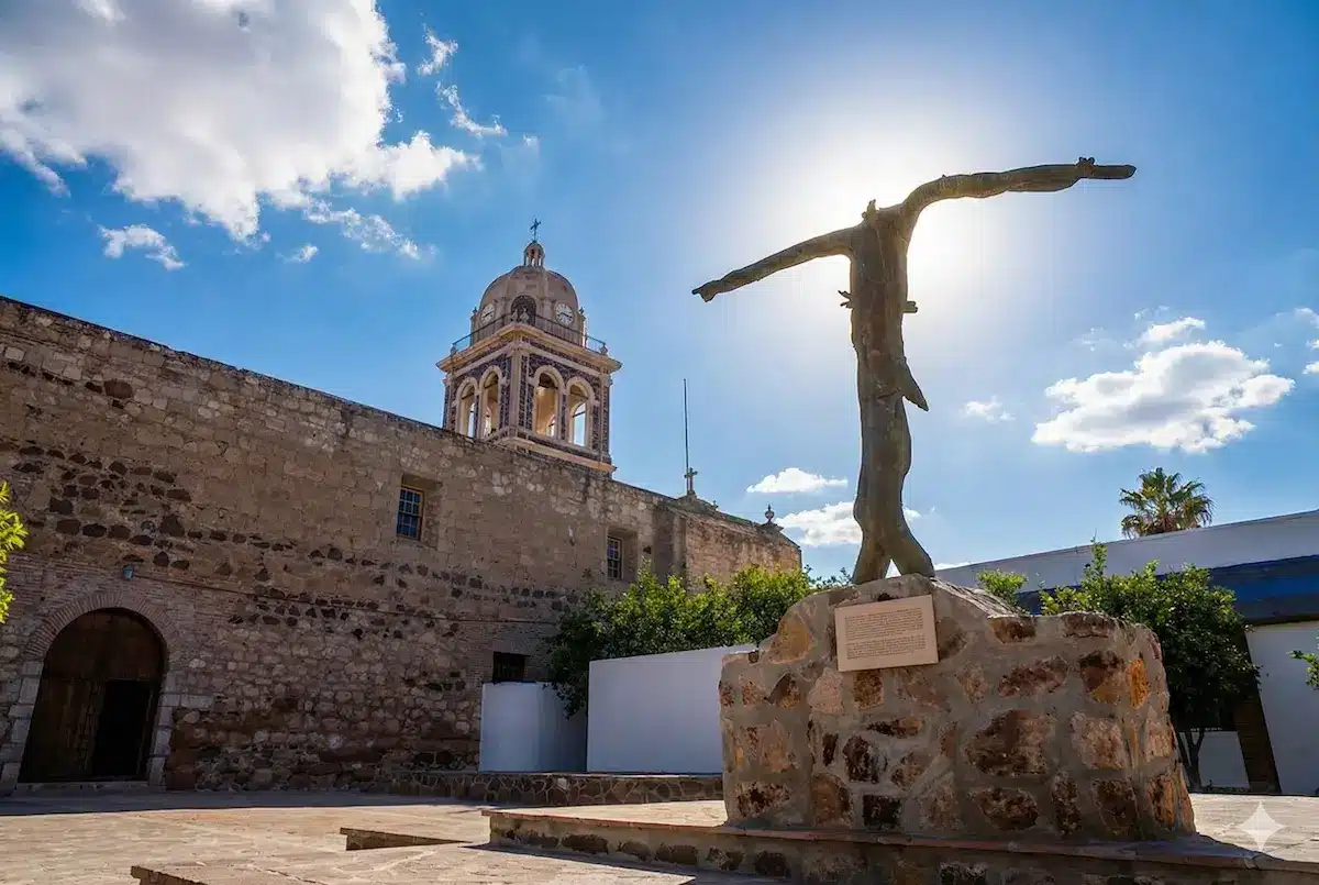 Loreto Mission and Museum Cross
